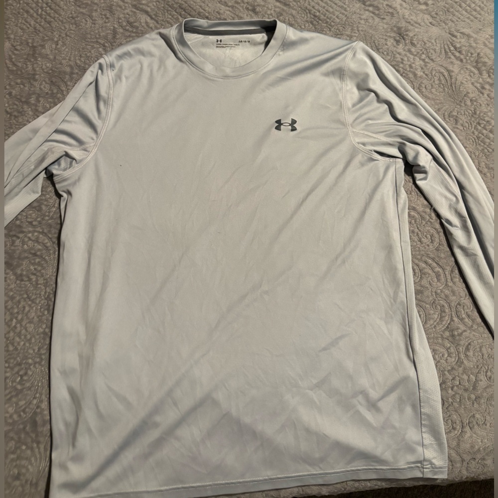 LG Men's Light Gray Long Sleeve Shirt